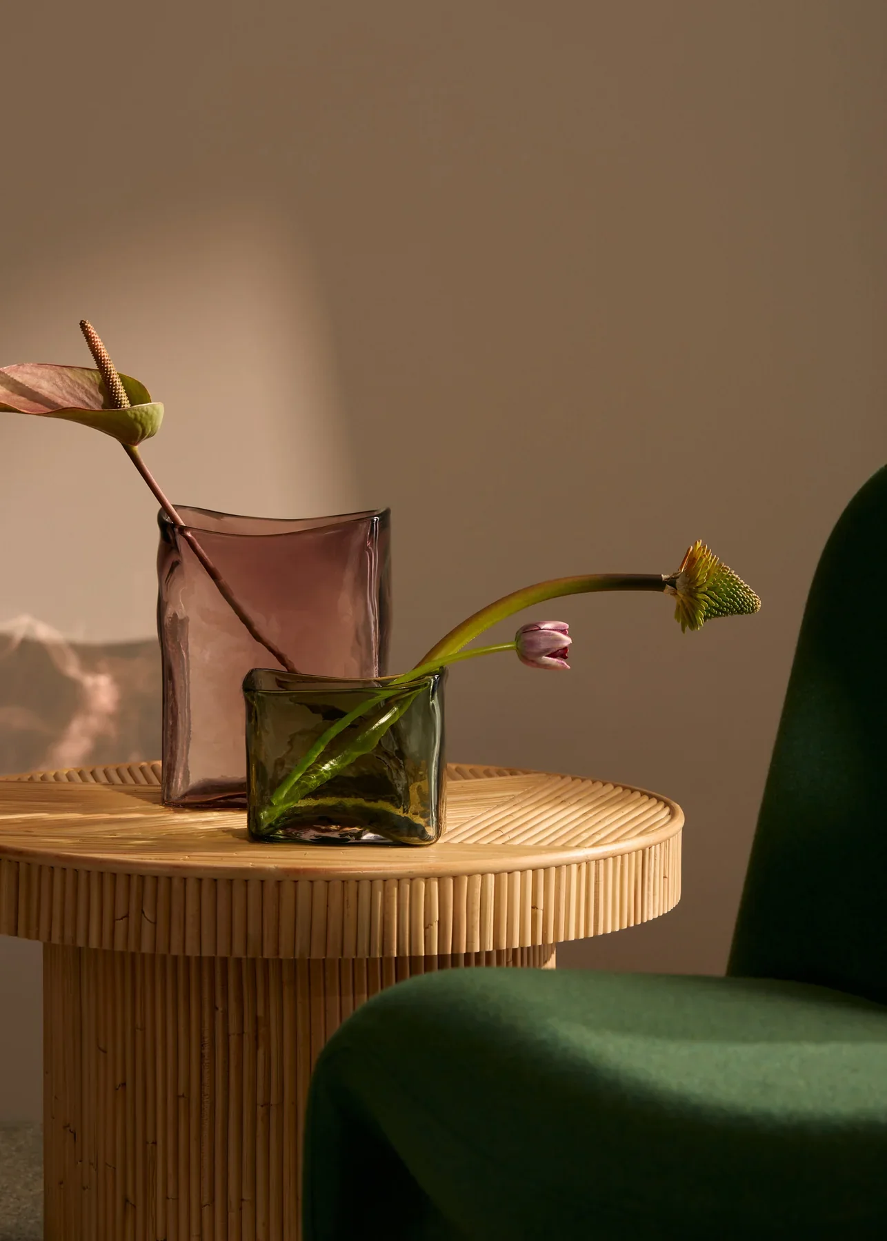 BLOCK VASE  ROSE (L) - Image 2