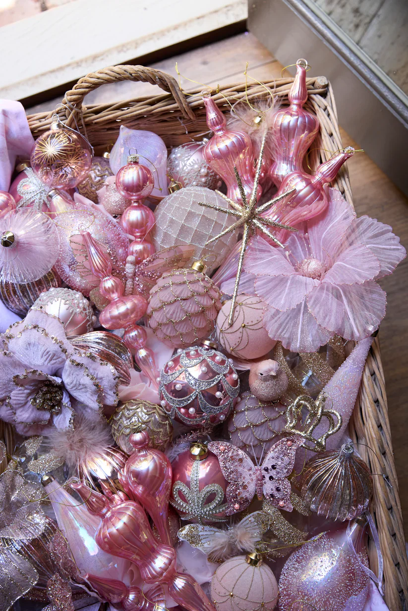 BLUSH FROSTED QUILT BAUBLE - Image 2