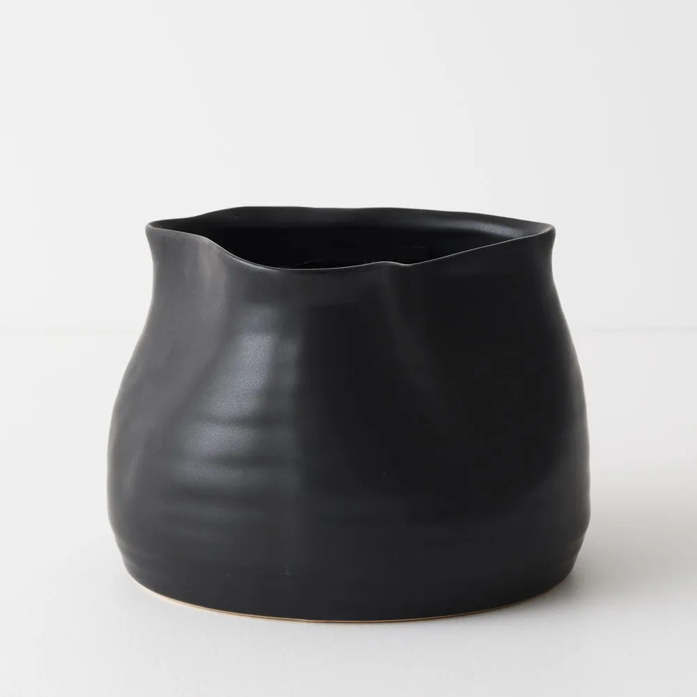 DAYA POT BLACK (11x15cm)