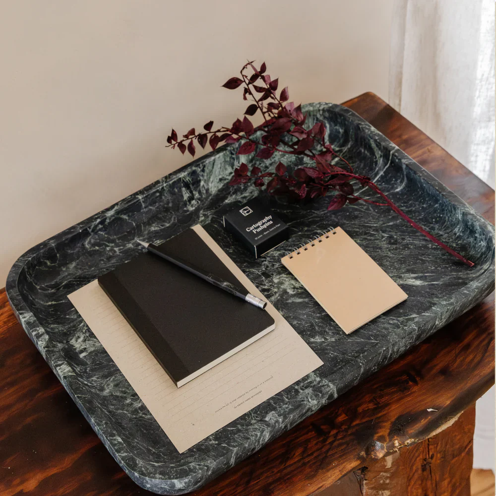 CoTHEORY | ARCHITECT FOOTED LETTER TRAY - VERDI ALPI - Image 2