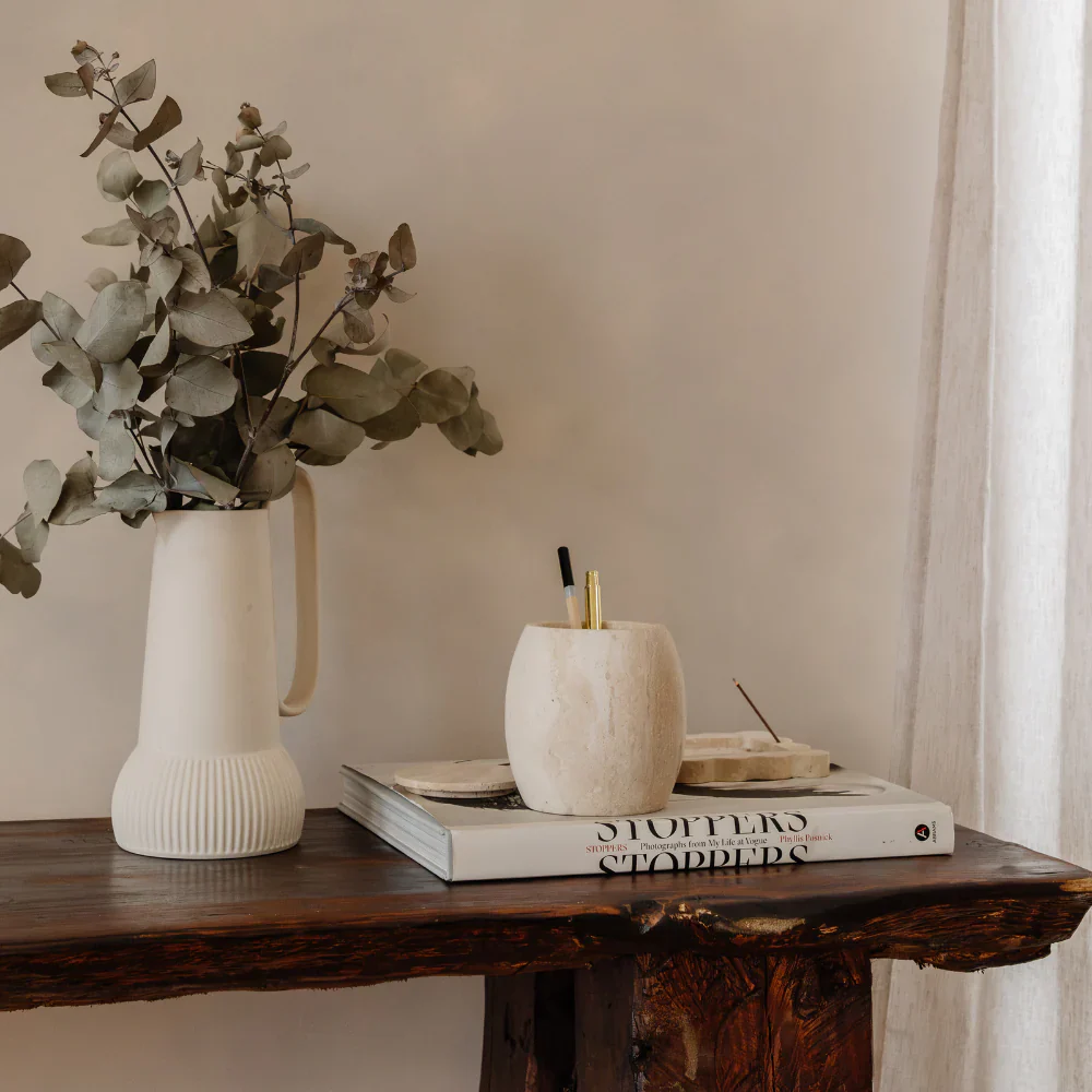 CoTHEORY | COLLECTOR CANISTER - BEIGE TRAVERTINE - Image 2