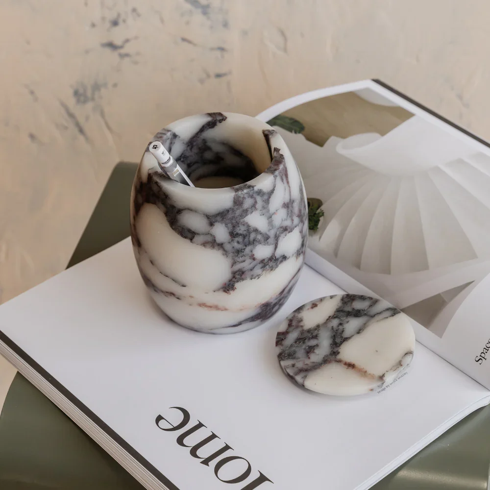 CoTHEORY | COLLECTOR CANISTER - VIOLA CALACATTA