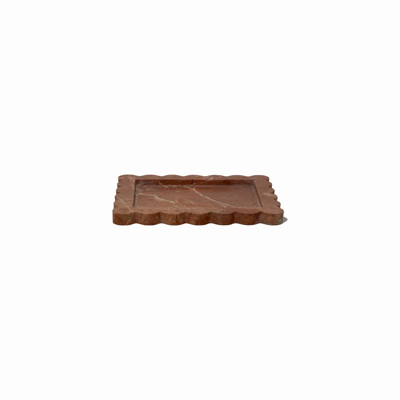 CoTHEORY | PALAZZO SCALLOPED TRAY - ROSSO ALICANTE - Image 2