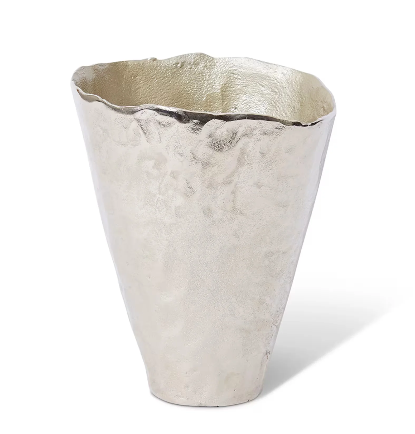 Kahari Vase Nickel   23x18x28cm