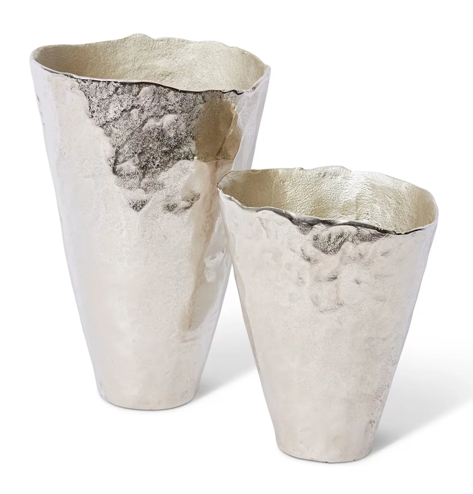 Kahari Vase Nickel   23x18x28cm - Image 3
