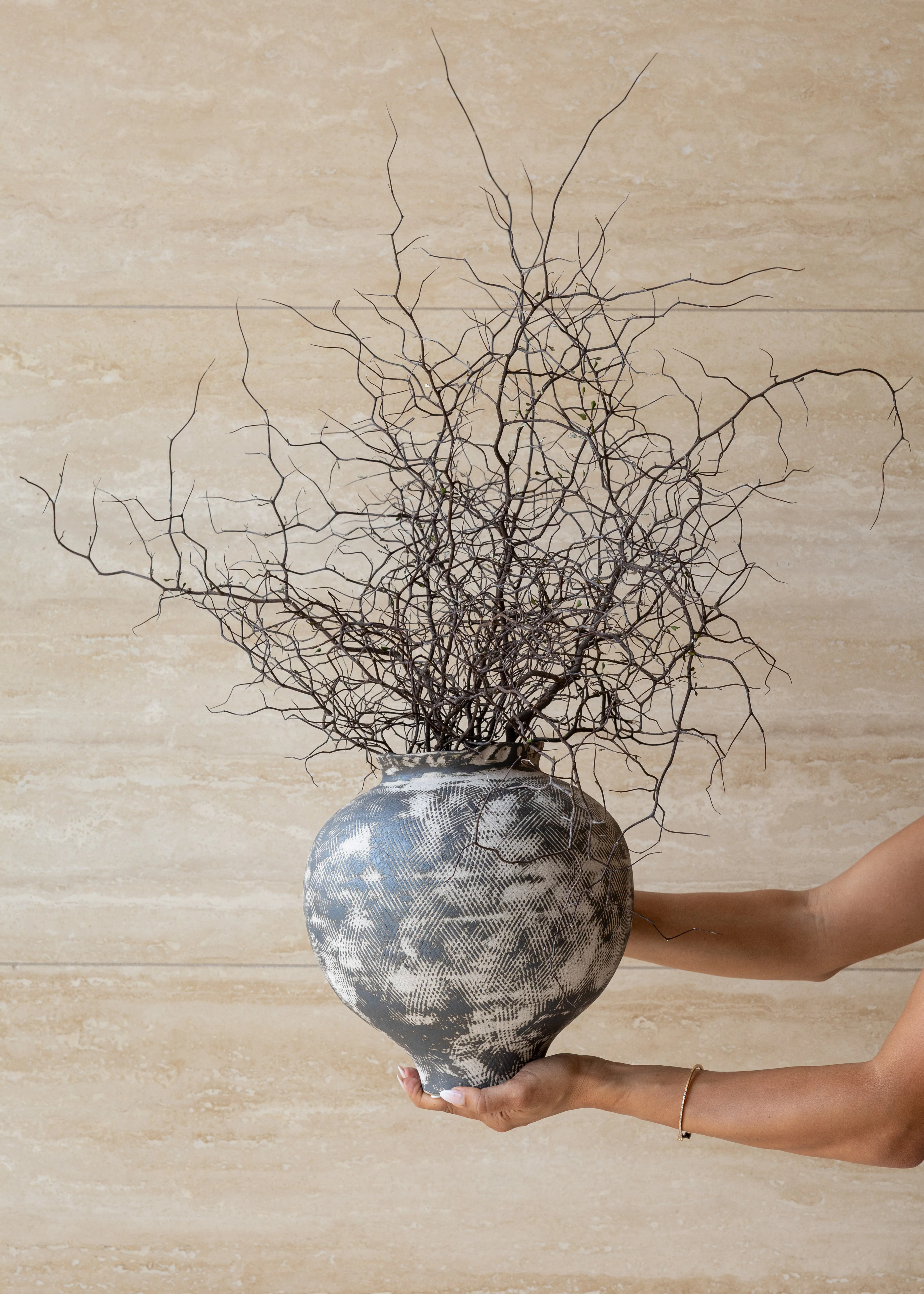 KAYLA PRESERVED FLOWER ARRANGEMENT IN MOSTAR VESSEL