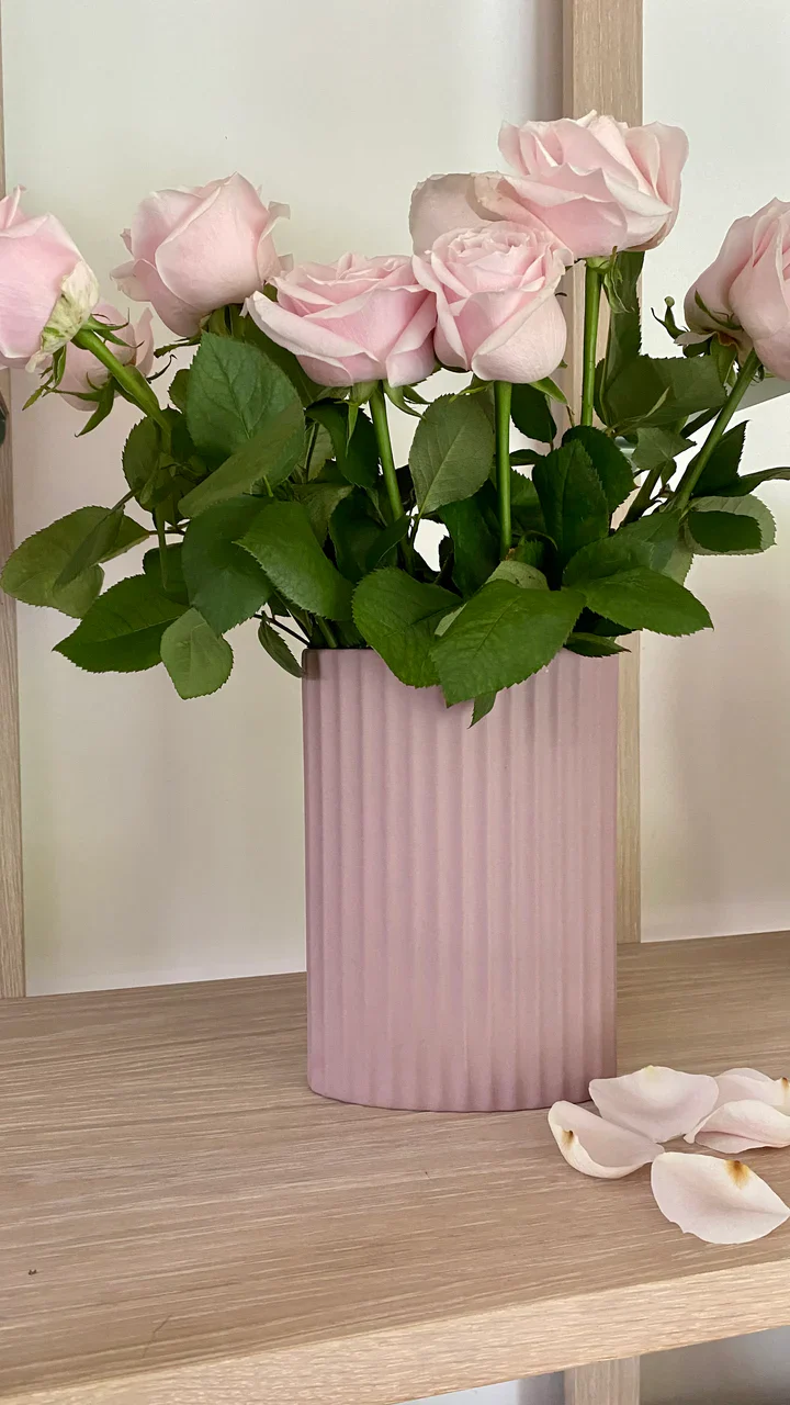 RIPPLE VASE  LILAC (M) - Image 2