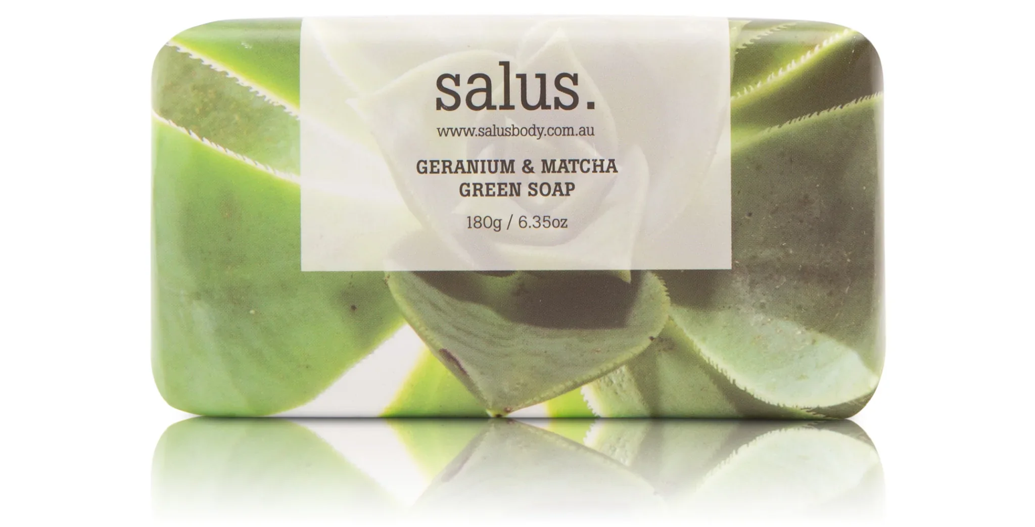 SALUS Geranium & Matcha Green Soap (180g)