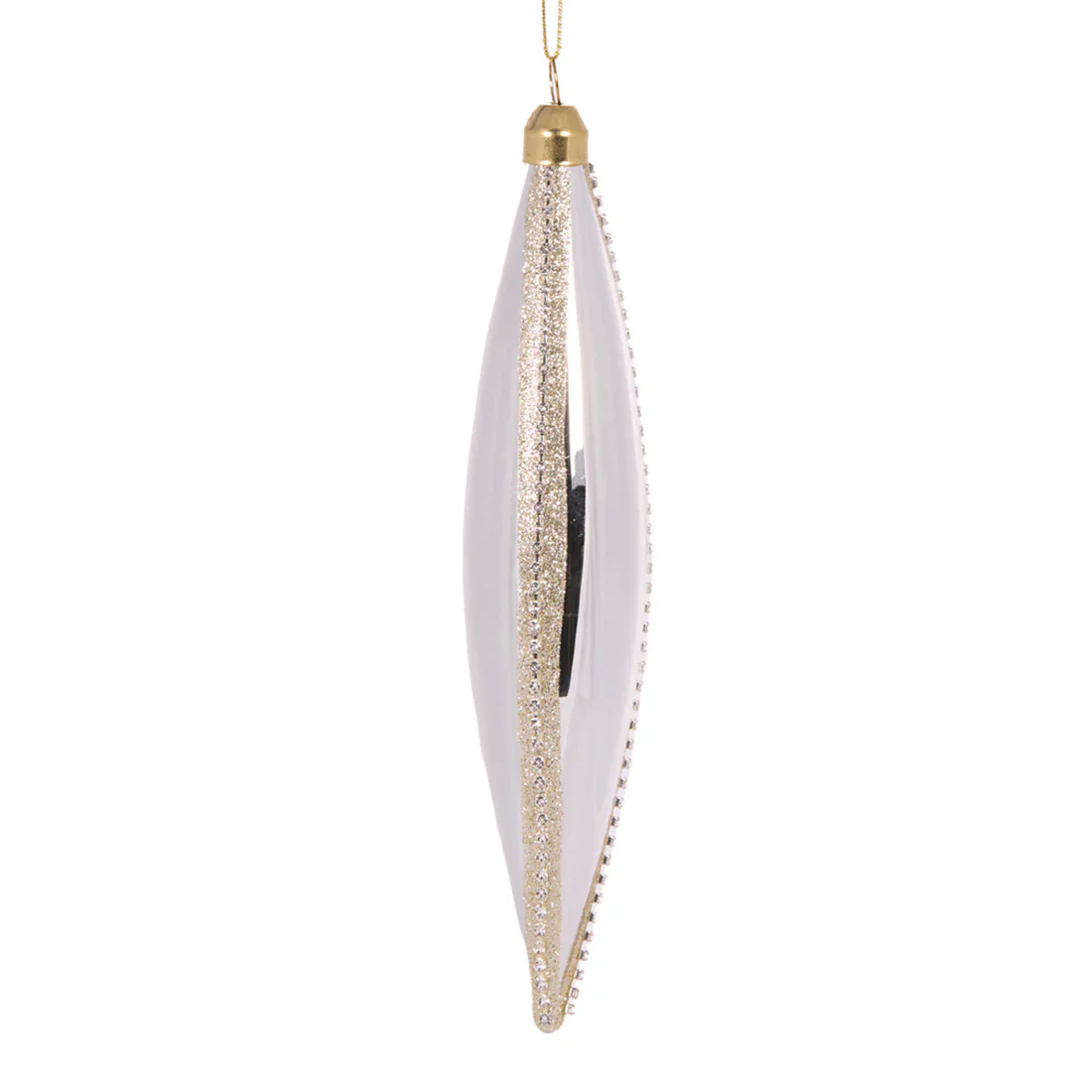 SILVER JEWELED LONG DROP